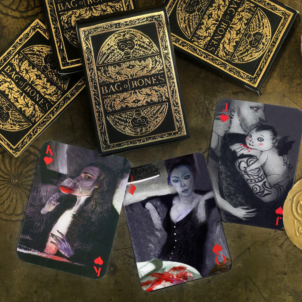 Bag of Bones Playing Cards - Premium Gold Edition