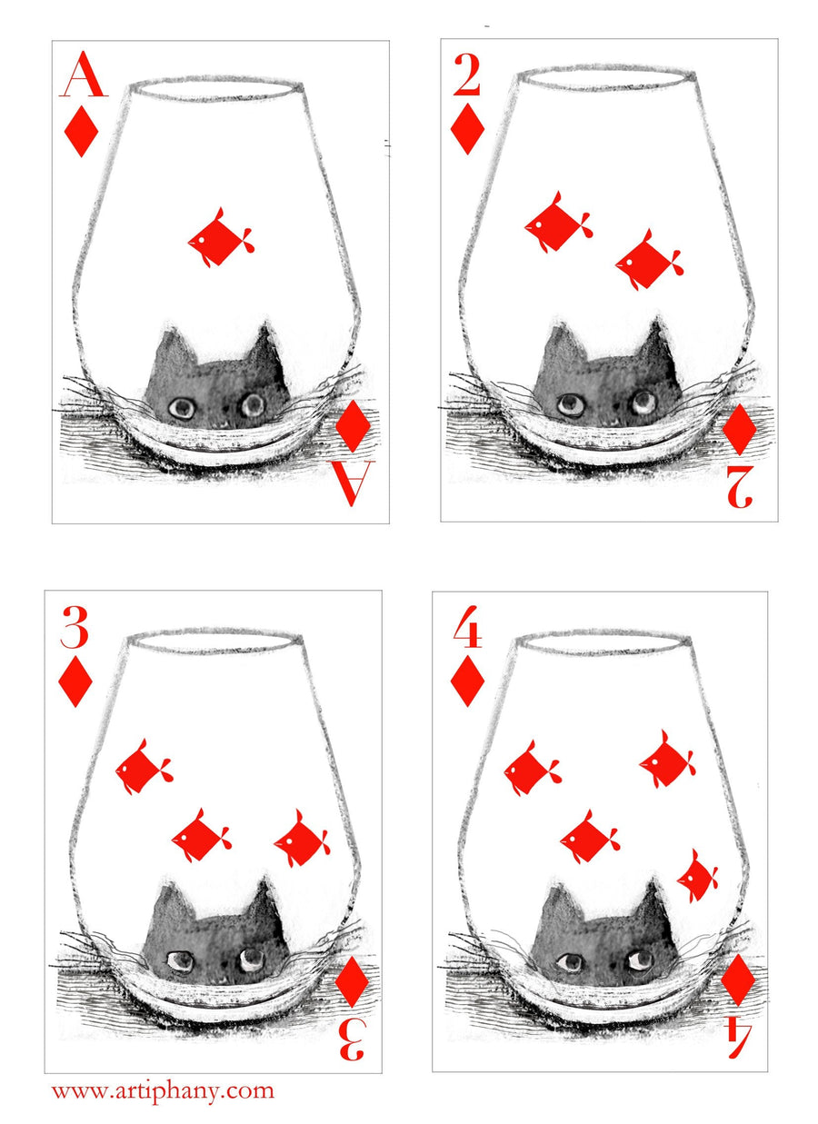 Kitten Club Playing Cards