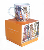 Social Knitworking Porcelain Mug