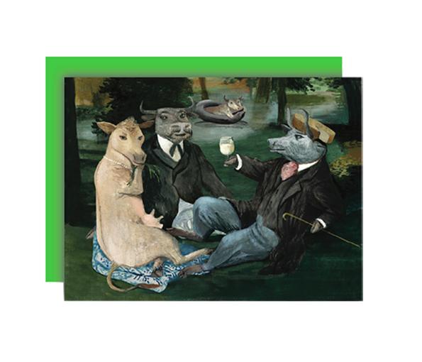 Museum Collection Boxed Notes - Cats & Cows Edition - Set of 8 Cards