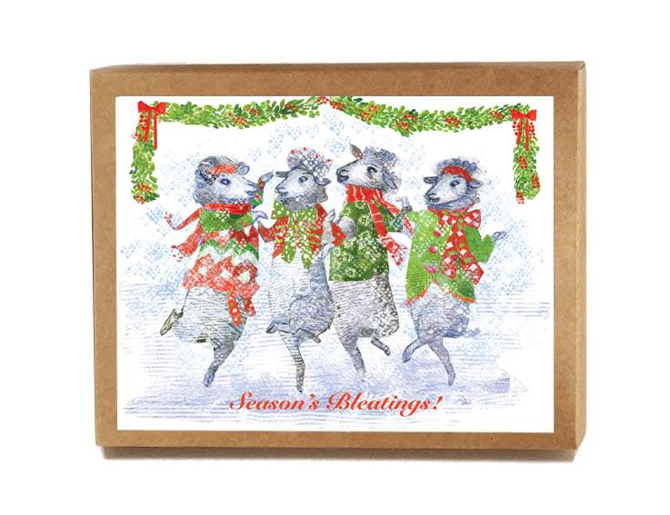 Seasons Bleatings Boxed Notes - Set of 8 Cards