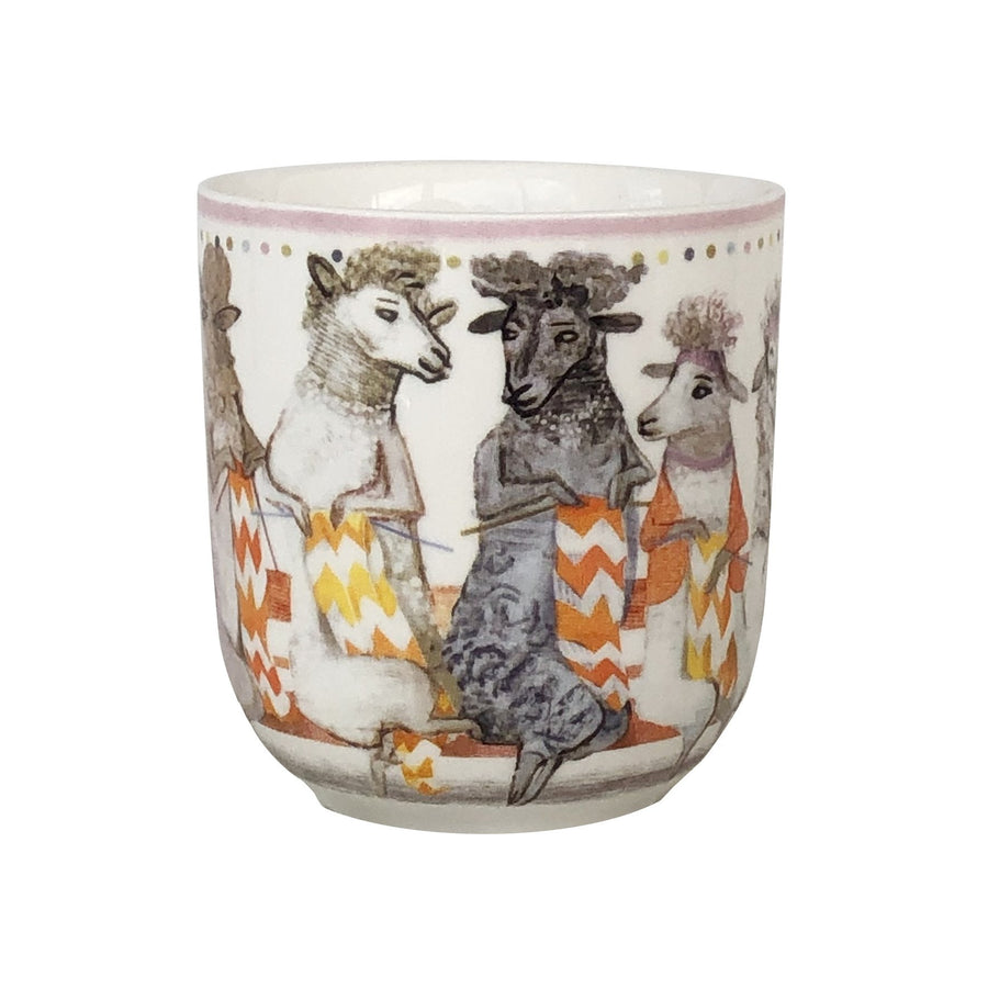 Social Knitworking Porcelain Mug