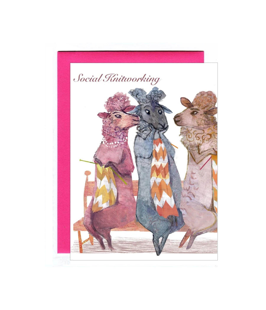 Social Knitworking - Set of 8 Cards